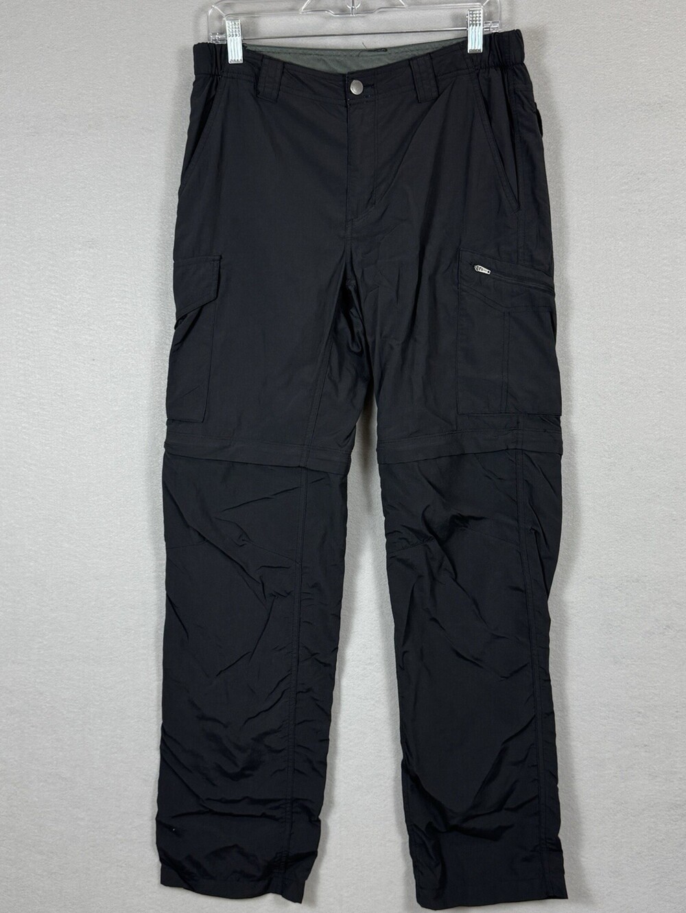 Columbia Silver Ridge Convertible Pants Men’s 32x34 Black Omni-Shade Hiking
